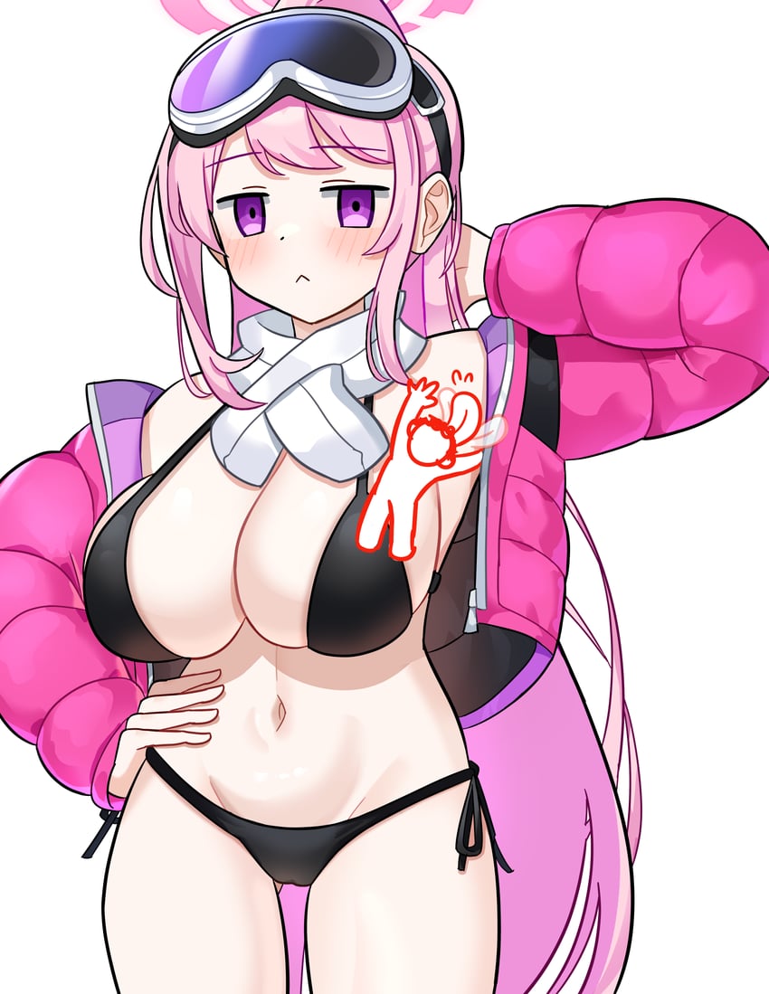 sensei, doodle sensei, and eimi (blue archive) drawn by jinggeomdari