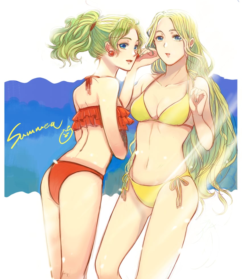 terra branford and celes chere (final fantasy and 2 more) drawn by odendazo