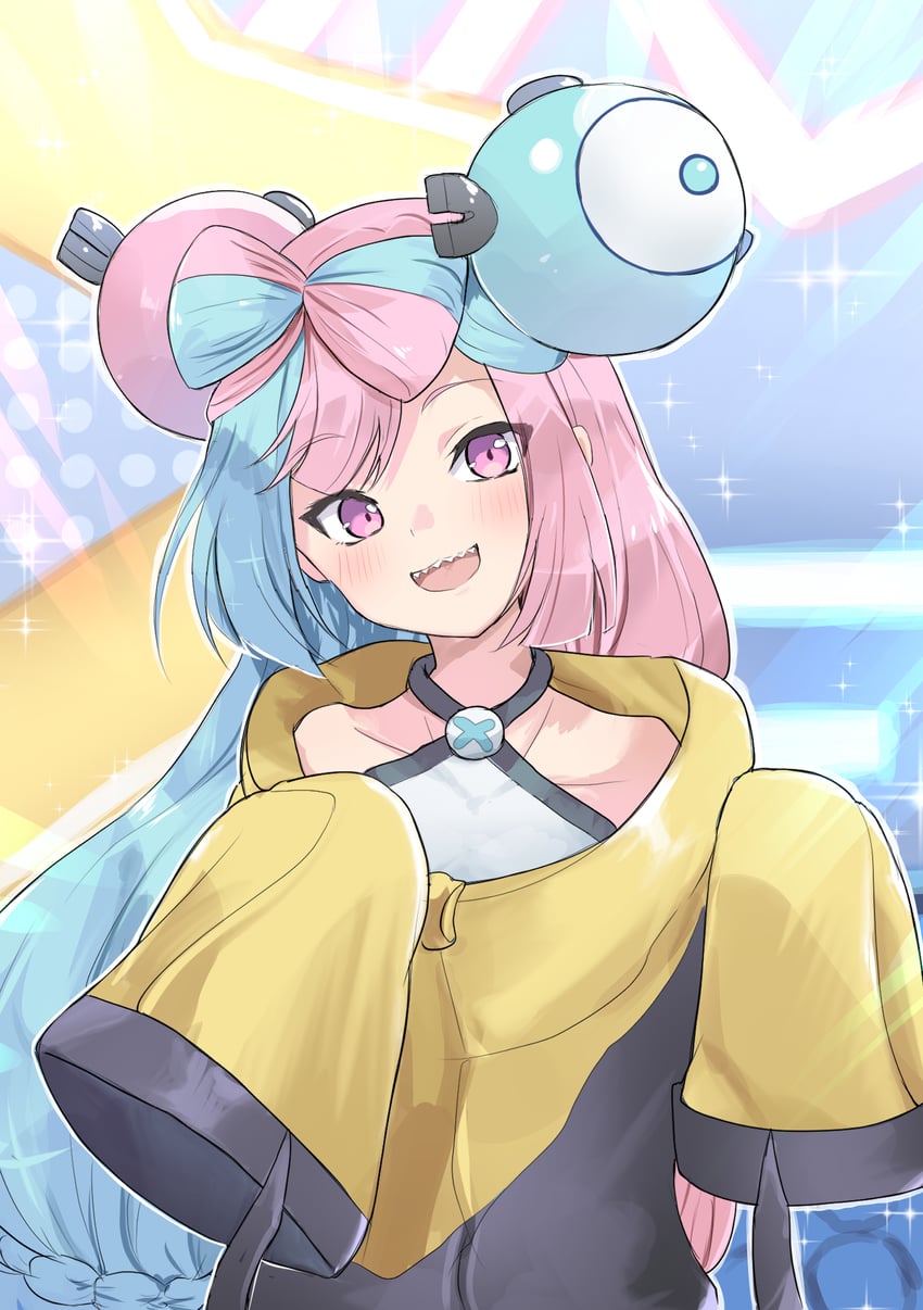 iono and magnemite (pokemon and 1 more) drawn by aisu_(icicleshot)