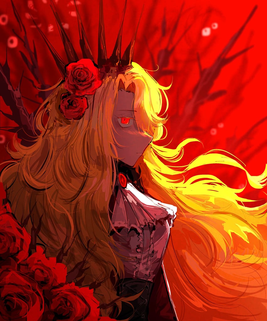 don quixote and four-hundred roses (project moon and 1 more) drawn by metthewwilliams