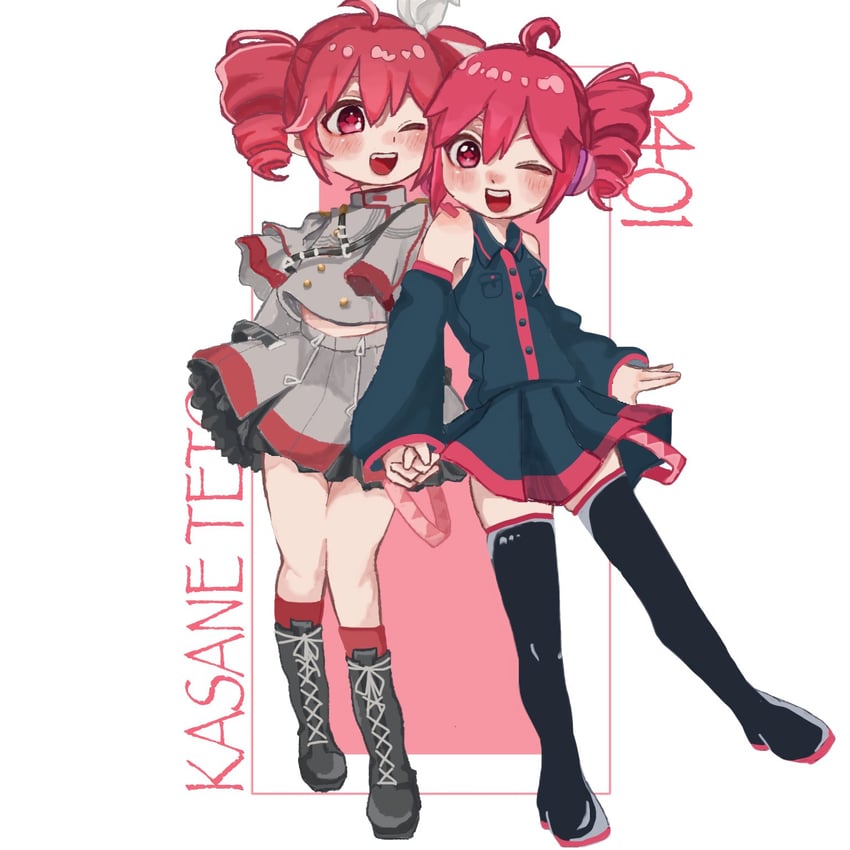 kasane teto (utau and 1 more) drawn by yano_0o0