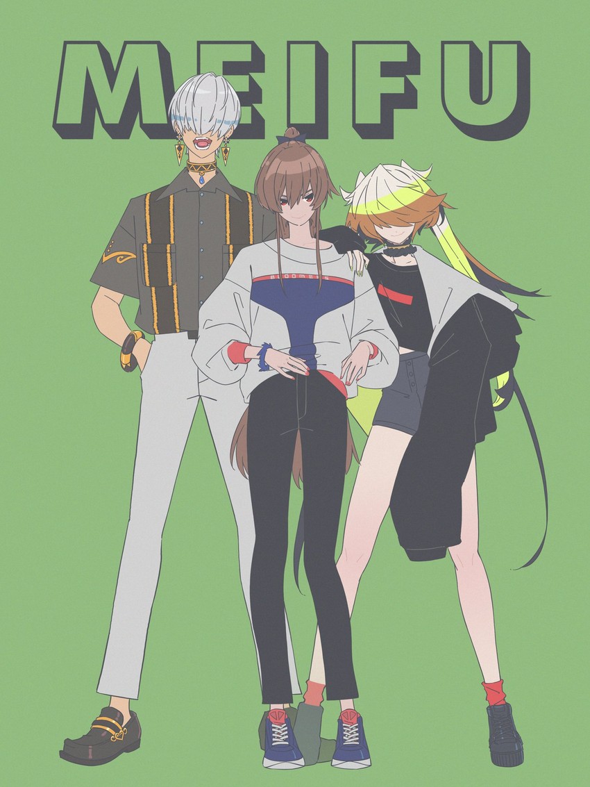 furen e lustario, ibrahim, and melissa kinrenka (nijisanji) drawn by sirataki_umauma