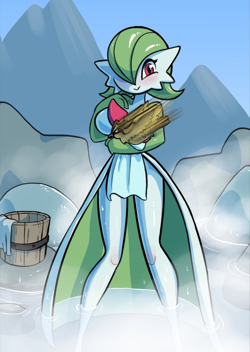gardevoir and pidgey (pokemon) drawn by what's_a_lewd?