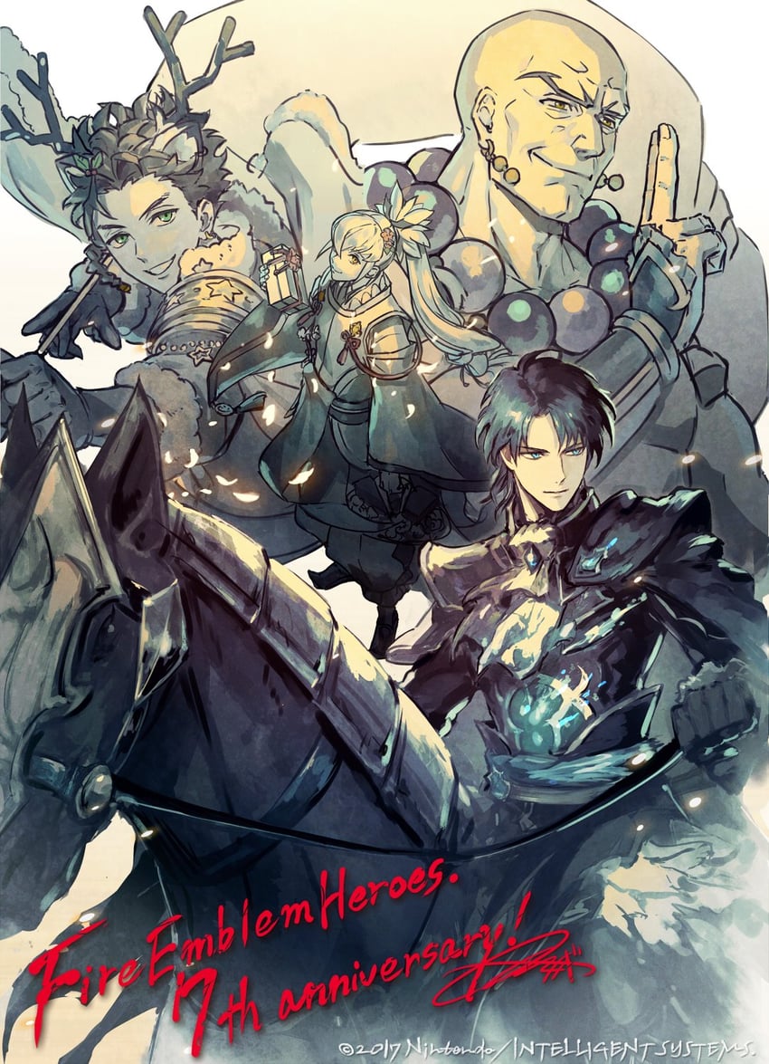 claude von riegan, takumi, sigurd, and fuga (fire emblem and 4 more) drawn by nijihayashi