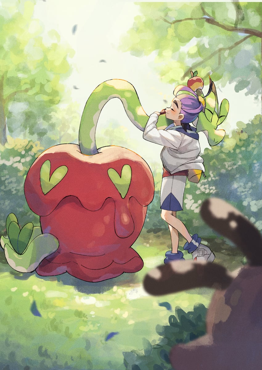 kieran, sentret, and hydrapple (pokemon and 1 more) drawn by matsuda_(0yx38755230263c)