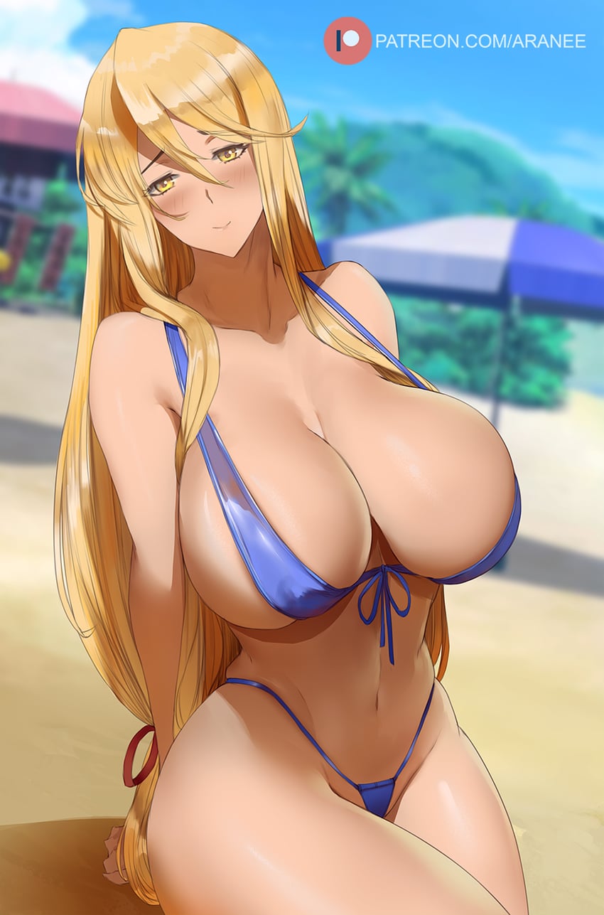 marikawa shizuka (highschool of the dead) drawn by araneesama