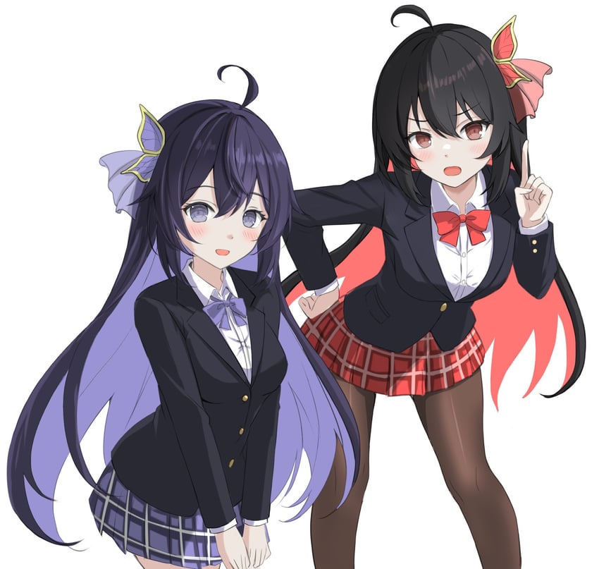 seele vollerei and seele (honkai and 1 more) drawn by unifox0123