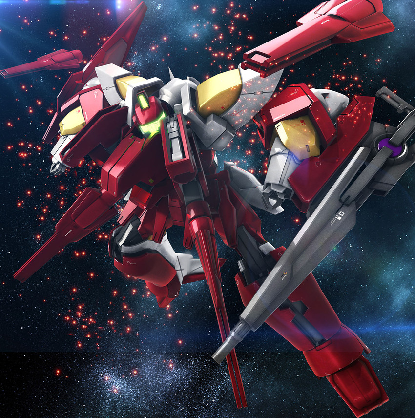reborns cannon (gundam and 1 more) drawn by henry1025