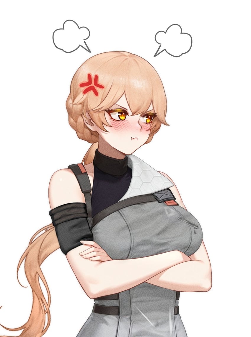 ots-14 and groza (girls' frontline and 1 more) drawn by art_undertaker