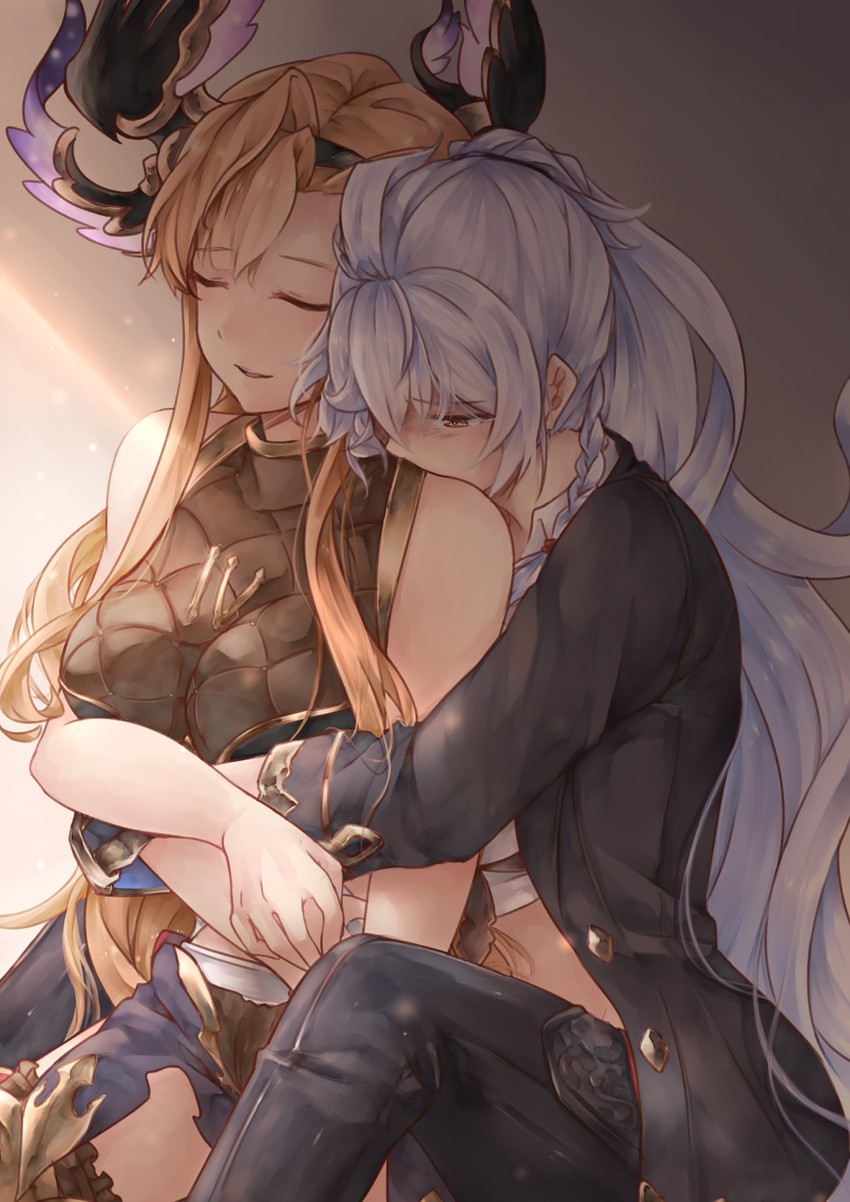 silva and tweyen (granblue fantasy) drawn by limitless_skye