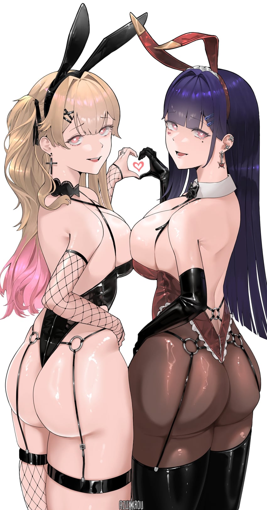 akuma nihmune and suko (indie virtual youtuber) drawn by azisugito