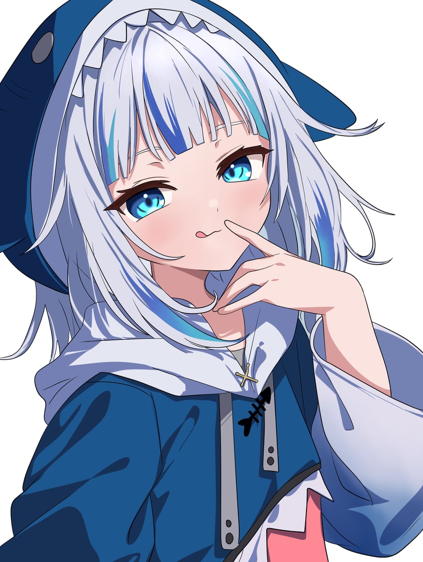gawr gura (hololive and 1 more) drawn by user_vvgt3574