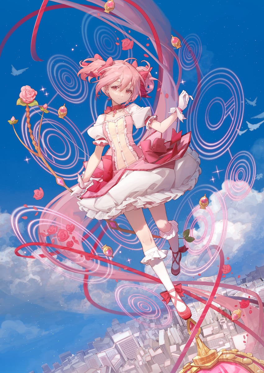 kaname madoka (mahou shoujo madoka magica) drawn by shuno_(xiaonuo)