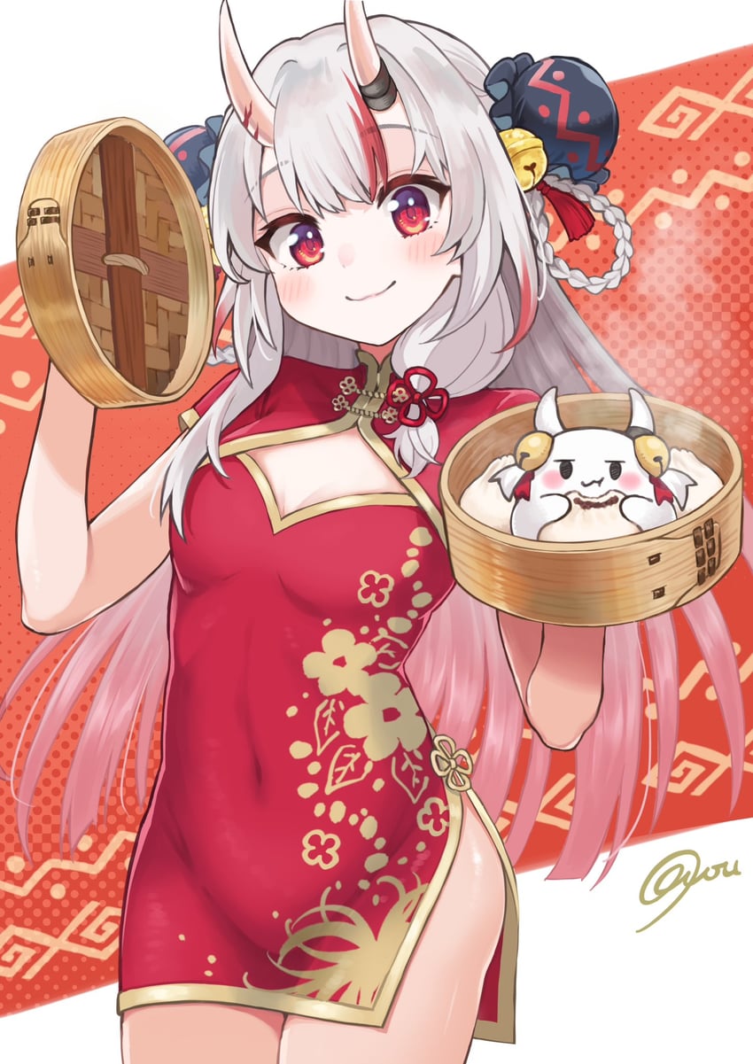 nakiri ayame and poyoyo (hololive) drawn by @-you_(you_2023_8_16)