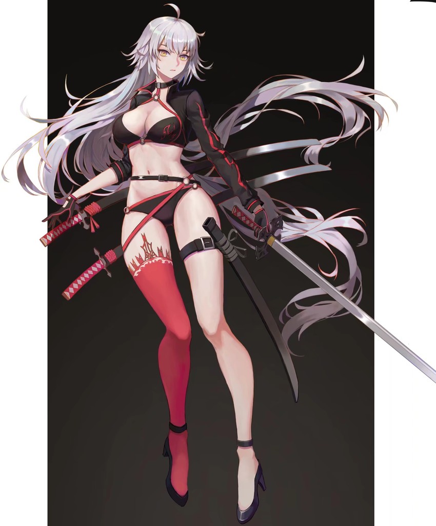 jeanne d'arc alter (fate and 1 more) drawn by zhai