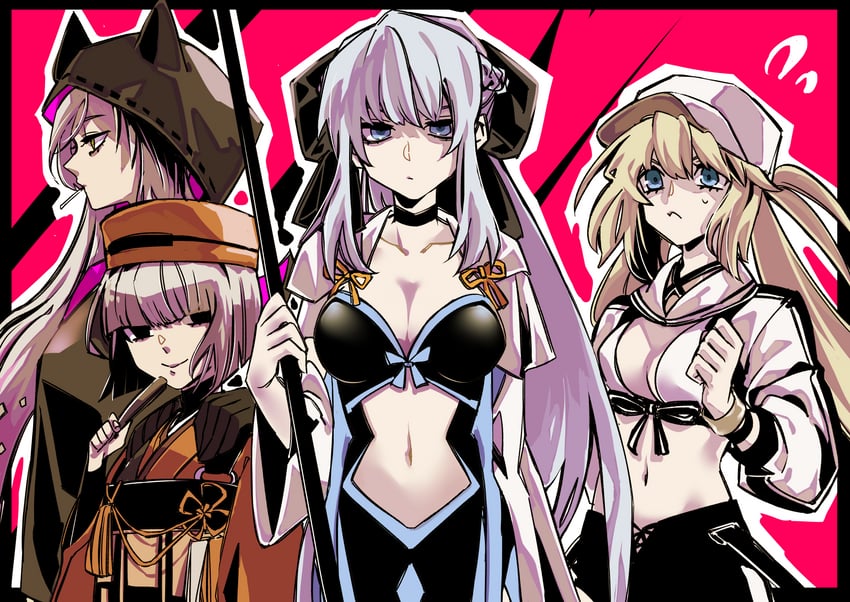 artoria pendragon, morgan le fay, artoria caster, lilith, and sen no rikyu (fate and 1 more) drawn by miyabimakoto