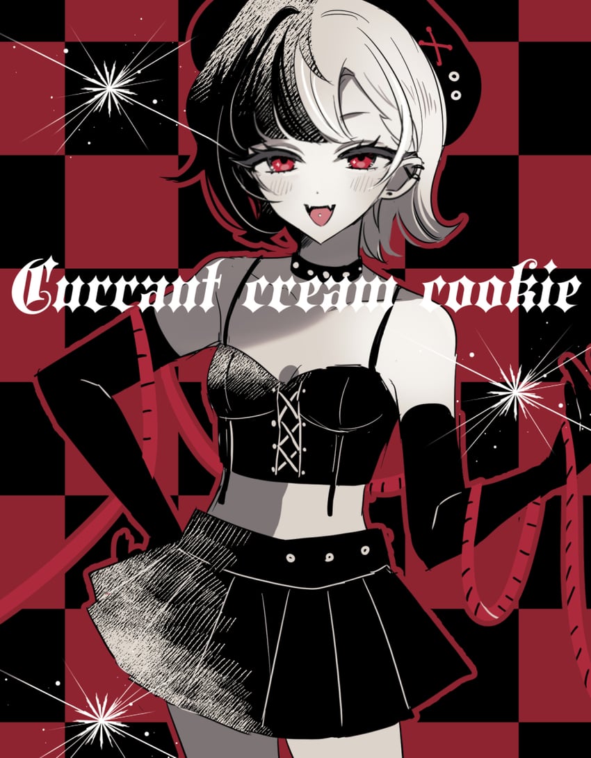 currant cream cookie (cookie run and 1 more) drawn by mamimumemo