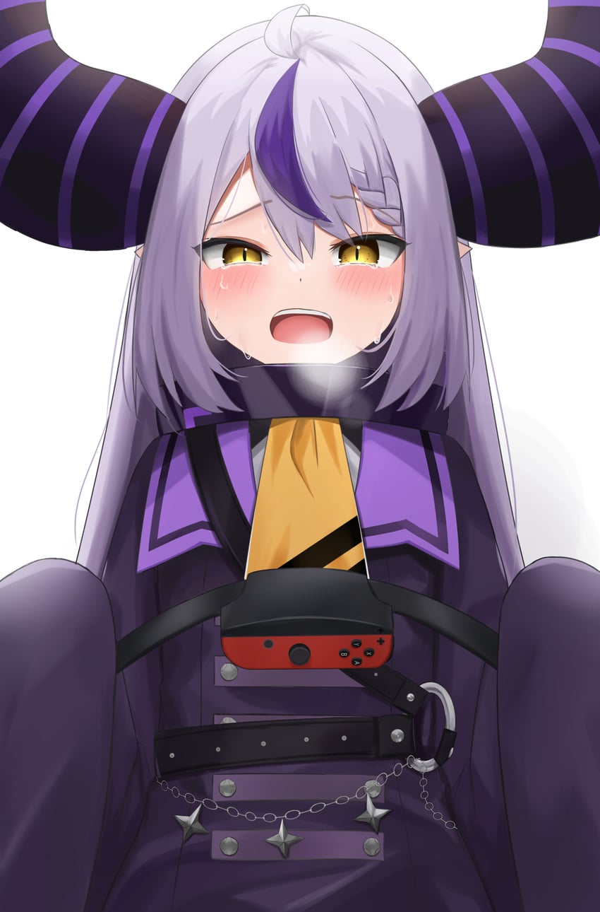 la+ darknesss (hololive and 1 more) drawn by suicei
