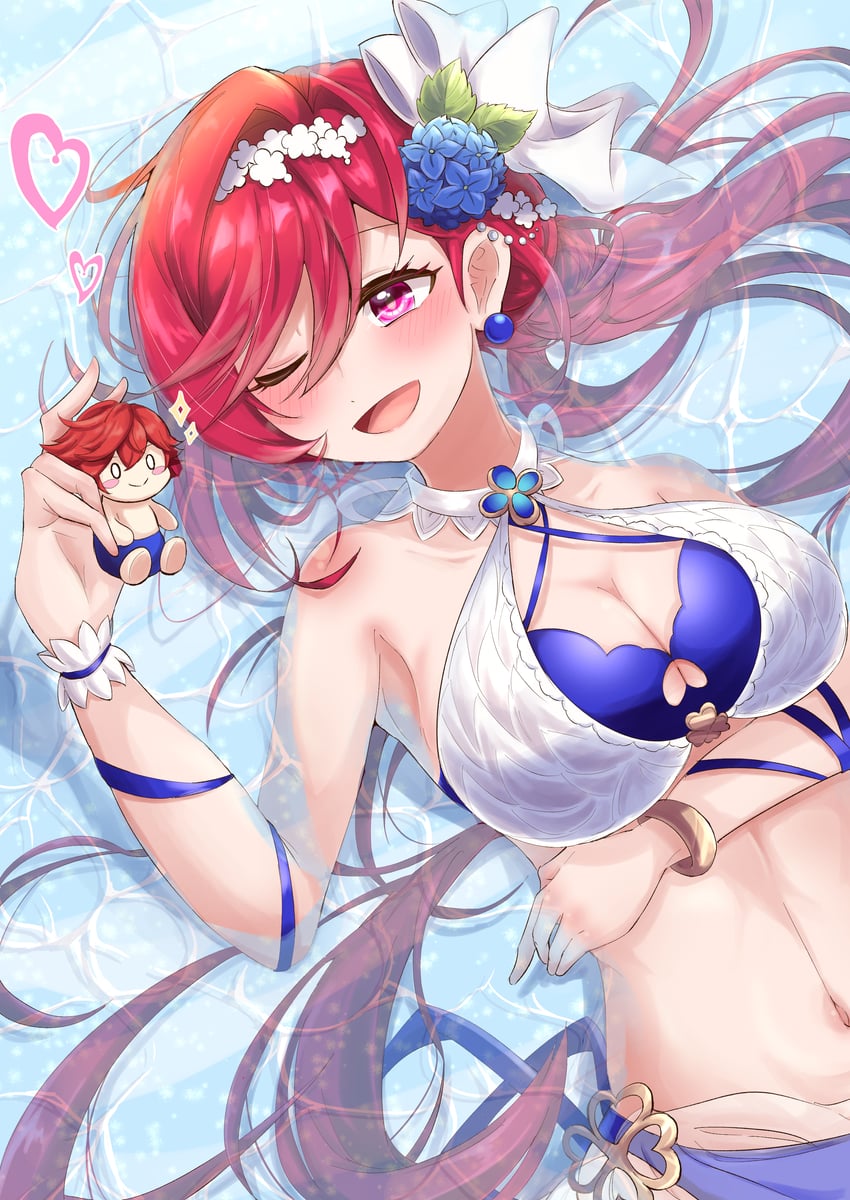 protagonist and cure (shironeko project) drawn by cashew_0_dgren