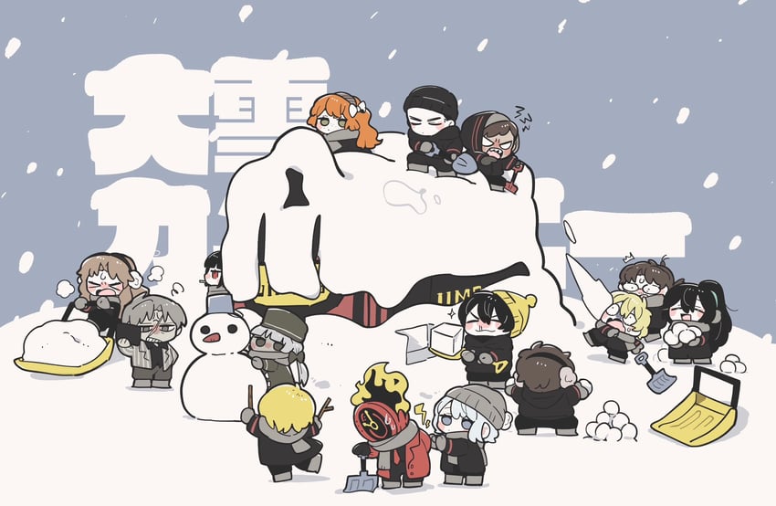 ishmael, don quixote, faust, sinclair, yi sang, and 10 more (project moon and 1 more) drawn by kojocho05