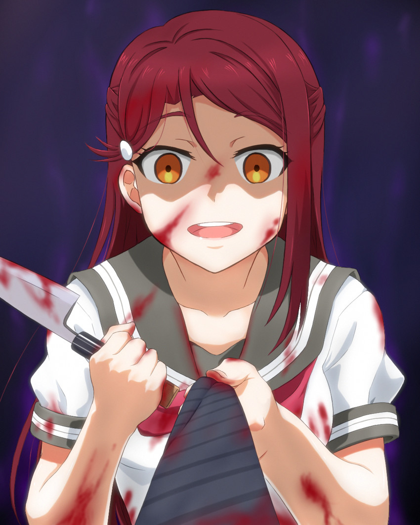 sakurauchi riko (love live! and 1 more) drawn by kannazuki_kenji