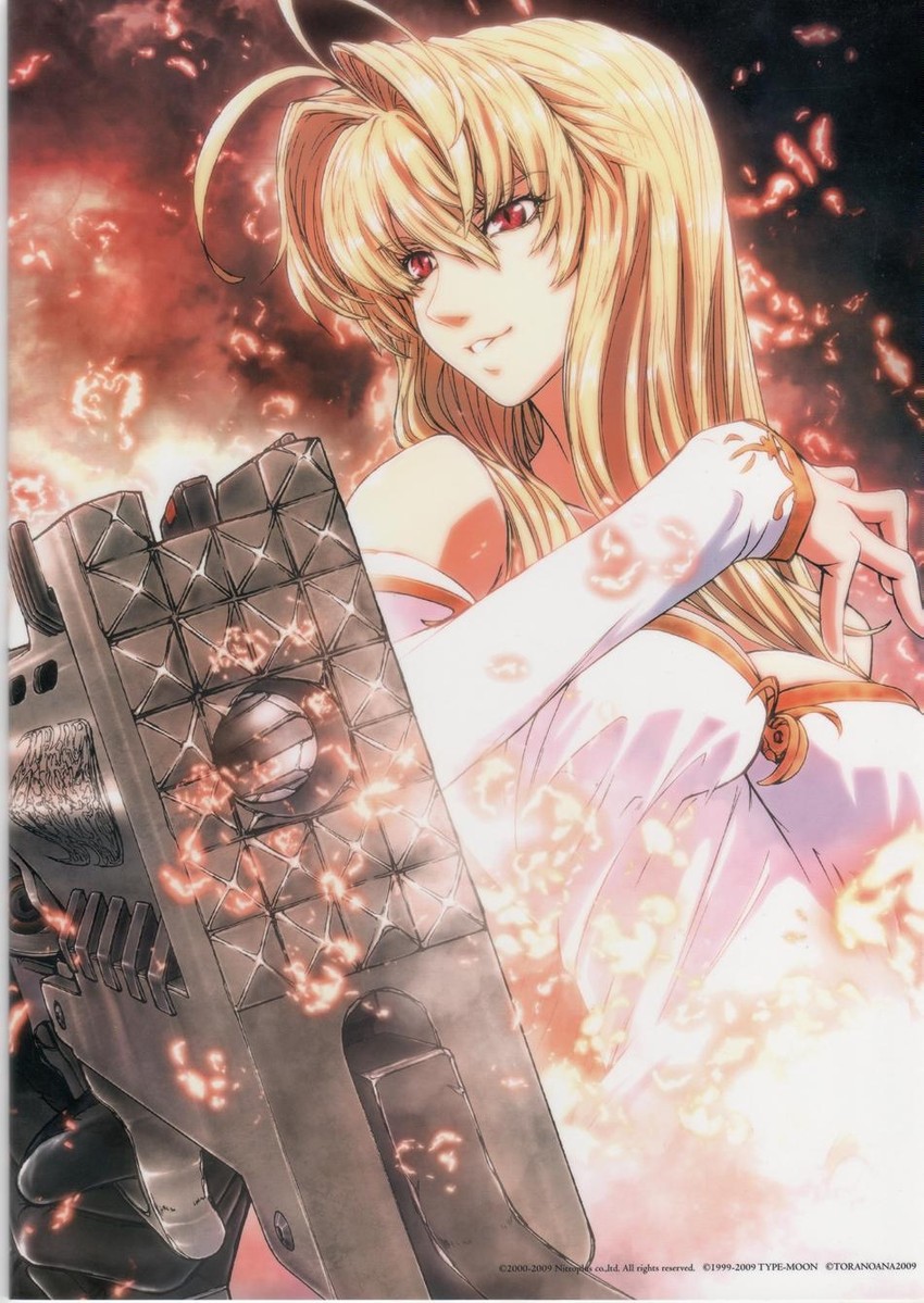 arcueid brunestud and archetype earth (tsukihime) drawn by imizu_(nitro_unknown)