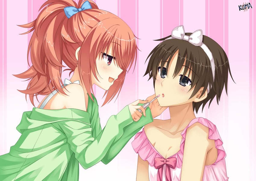 inaba meguru and hoshina shuuji (sanoba witch) drawn by lewdkuma
