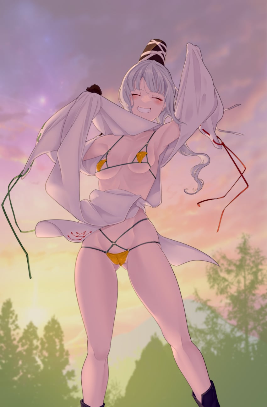 mononobe no futo (touhou) drawn by hi_you_(flying_bear)