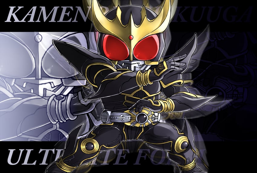 kamen rider kuuga (kamen rider and 1 more) drawn by memento_vivi