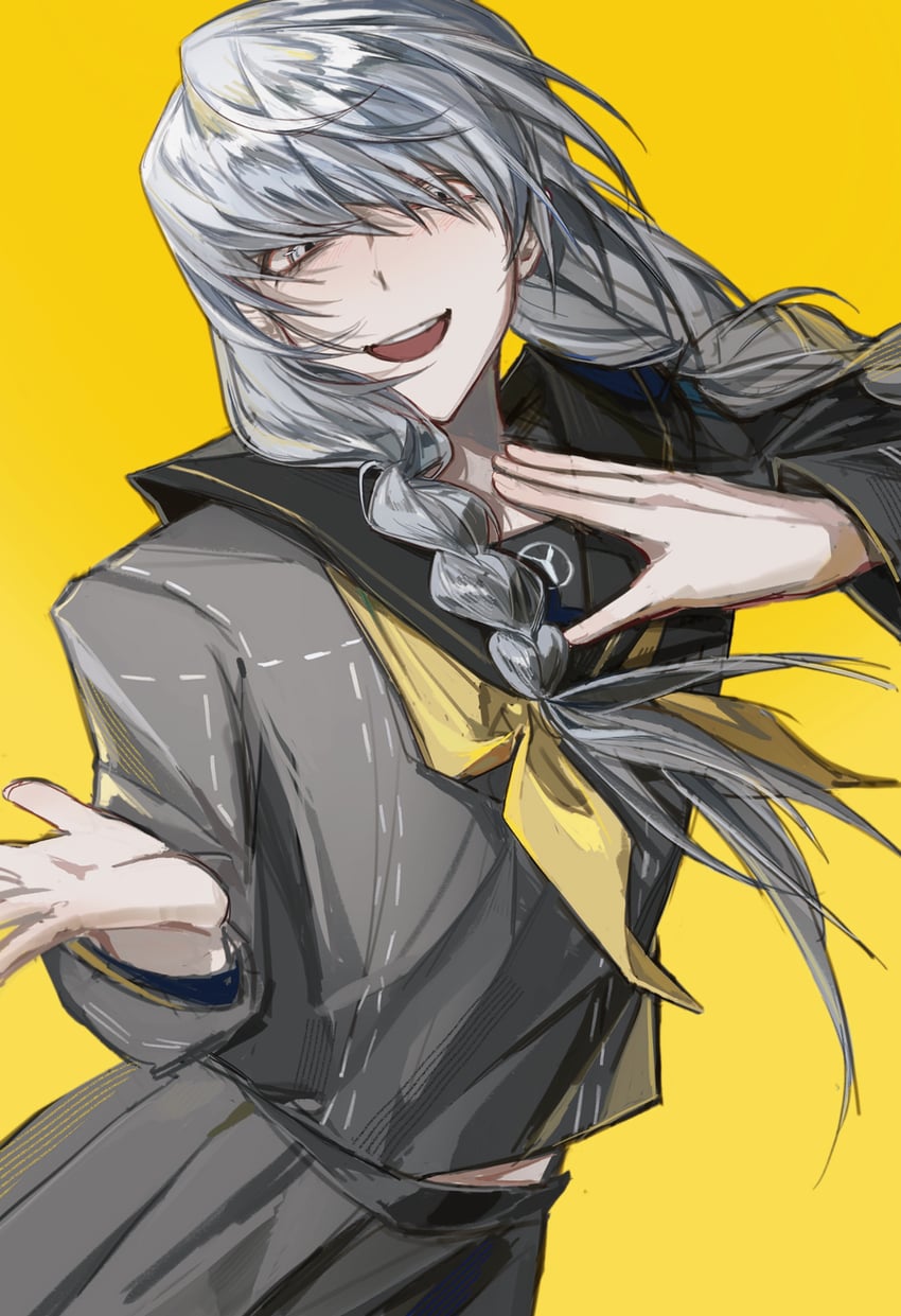 narukami yu (persona and 1 more) drawn by baobing
