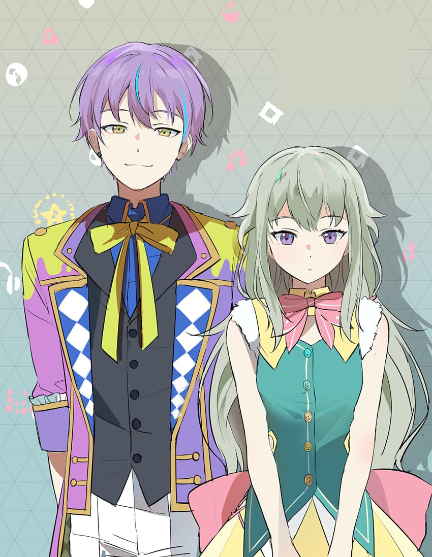 kusanagi nene and kamishiro rui (project sekai) drawn by iwatnc