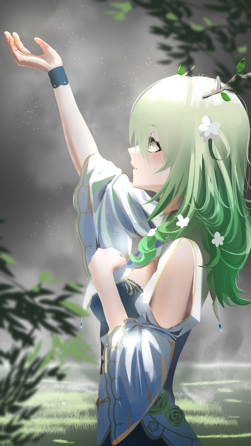 ceres fauna (hololive and 1 more) drawn by yamaharu_(xxzf7284)