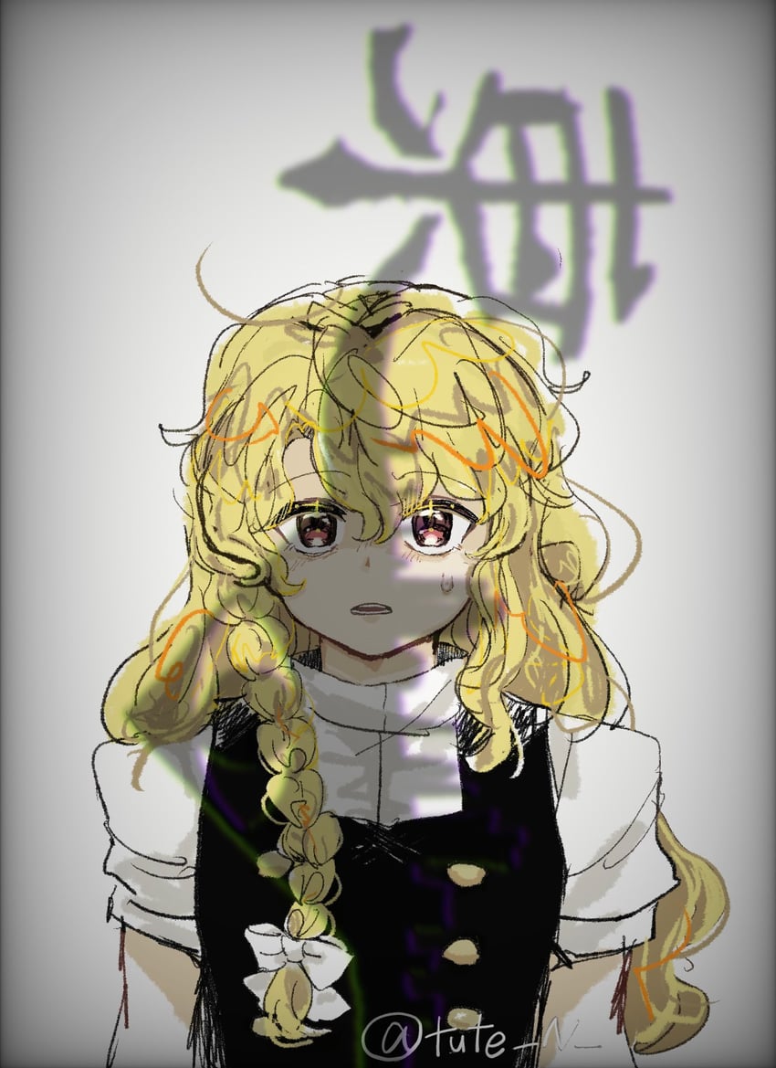 kirisame marisa (touhou and 1 more) drawn by tute_n