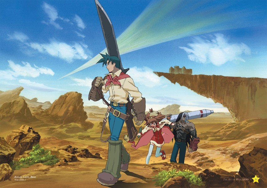 lilka eleniak, ashley winchester, and brad evans (wild arms and 1 more)