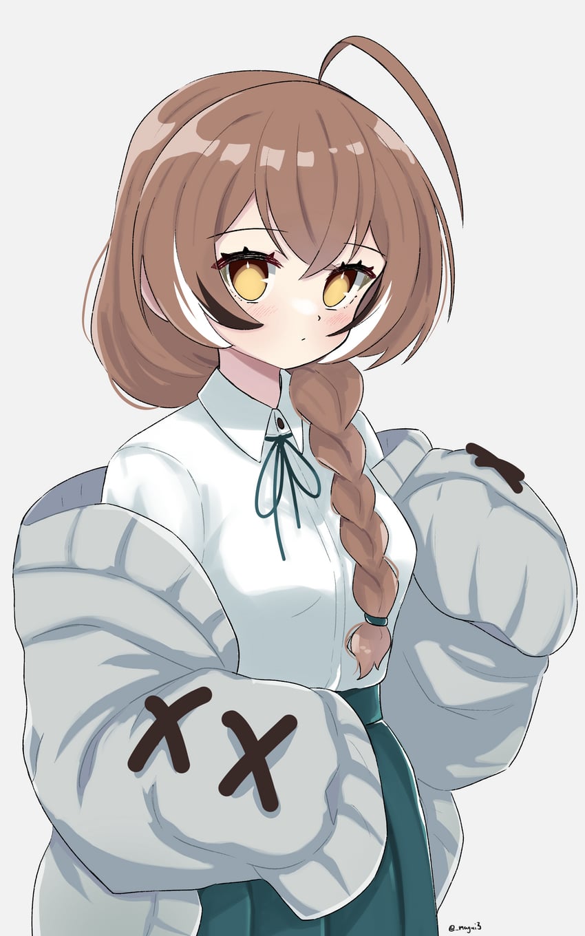 nanashi mumei (hololive and 1 more) drawn by magui3