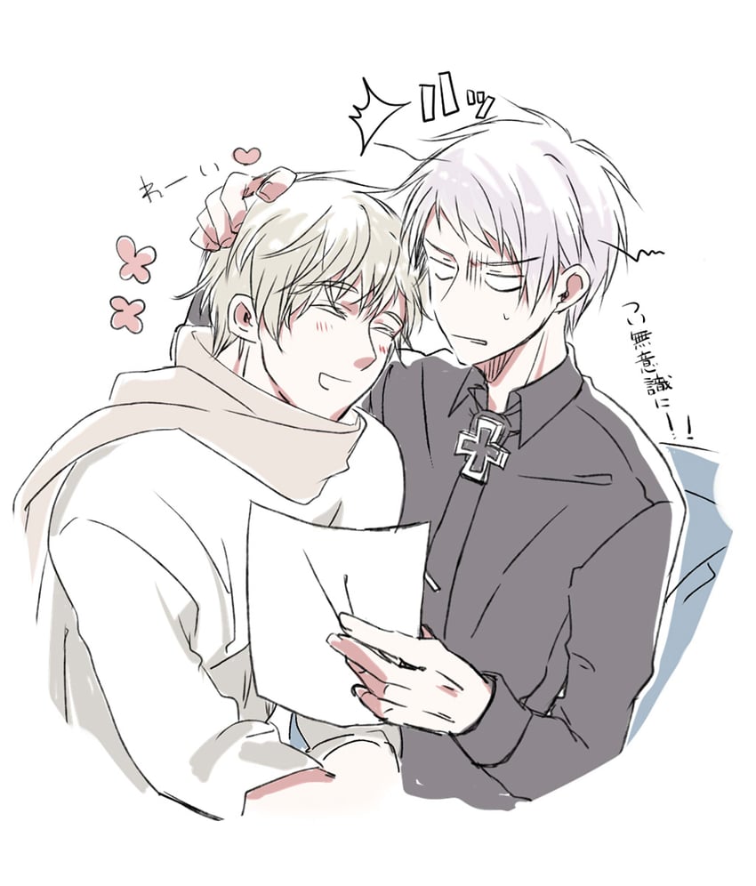 russia and prussia (axis powers hetalia) drawn by user_zgxg5478