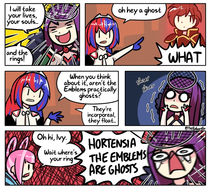 female alear, marth, ivy, and hortensia (fire emblem and 2 more) drawn by bakaretsu