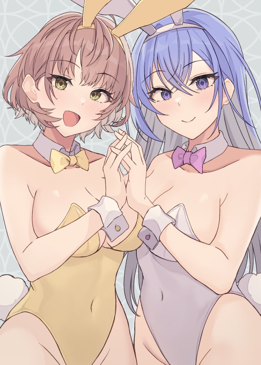 suzuki hana and ikuta haruki (idolmaster and 2 more) drawn by yui081