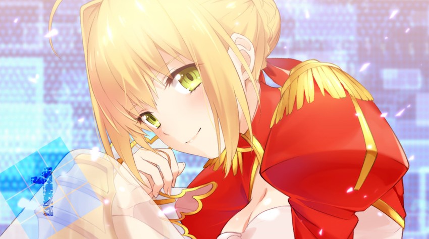 nero claudius (fate and 2 more) drawn by danemaru