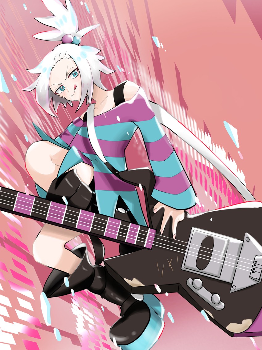 roxie (pokemon and 1 more) drawn by surumeika_(ninfiiiir)