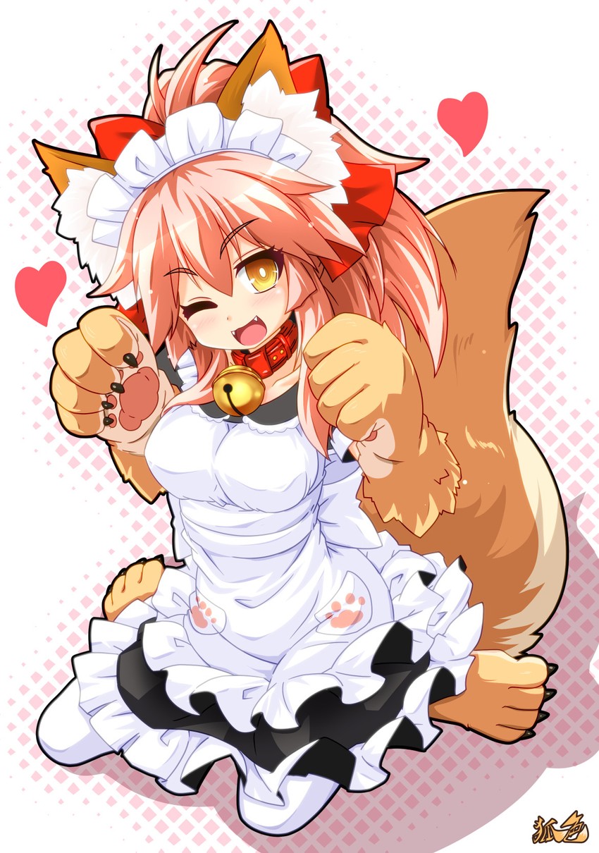 tamamo and tamamo cat (fate and 1 more) drawn by kazami_karasu