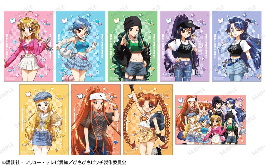 nanami lucia, houshou hanon, touin rina, seira, noel, and 3 more (mermaid melody pichi pichi pitch)