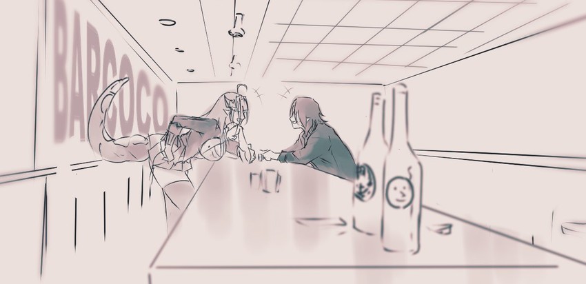 kiryu coco, ryoushi chicken soup grass big chungus, and hyde (original and 1 more) drawn by hyde_(tabakko)
