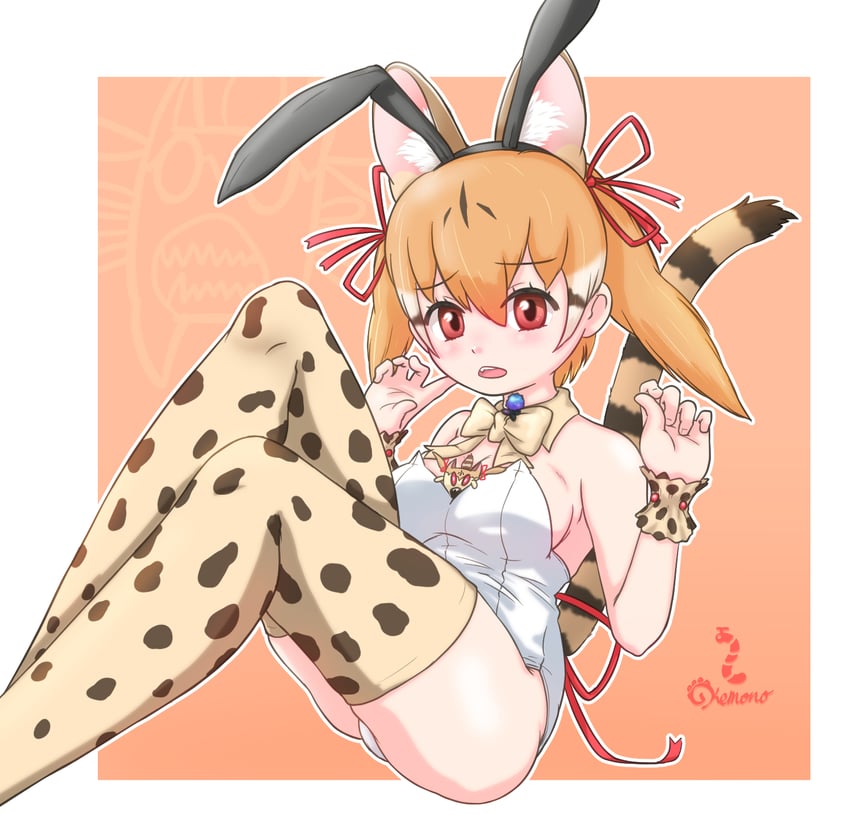 large-spotted genet (kemono friends and 1 more) drawn by nokemono-san_(bocchi_friend)