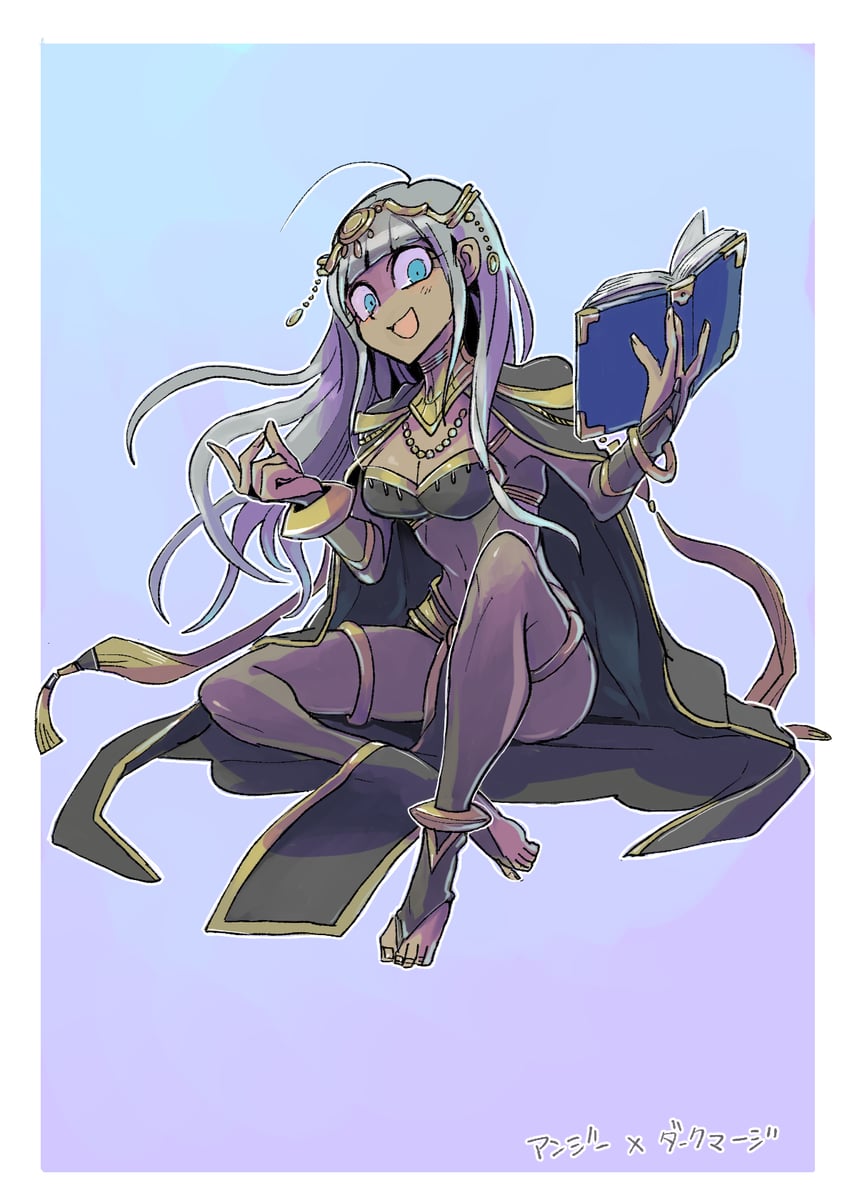 tharja and yonaga angie (fire emblem and 3 more) drawn by kumakoro_(tetsupag)