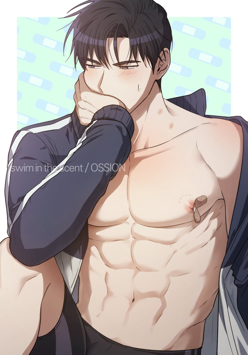 lee seok-joon (swim in the scent) drawn by o_ssion