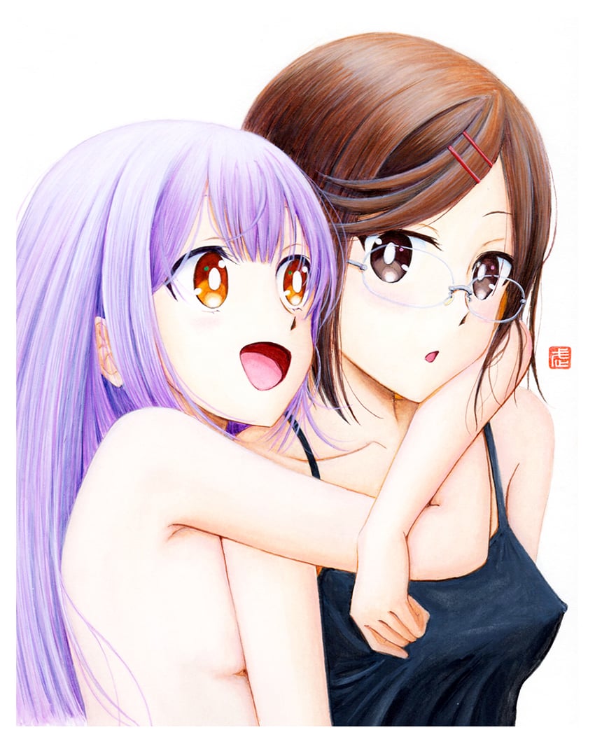 kusagakure satoko and koga konoha (ninja to koroshiya no futarigurashi) drawn by y_takeshinu_wan
