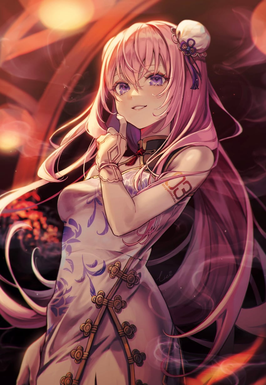 megurine luka and wonderlands x showtime luka (vocaloid and 1 more) drawn by shinku_(user_vvsh7744)