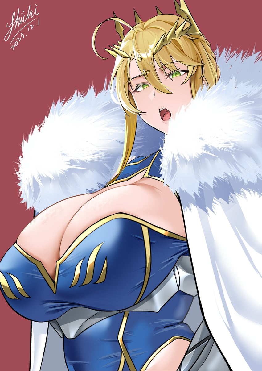 artoria pendragon (fate and 1 more) drawn by shiki_(love-saber)