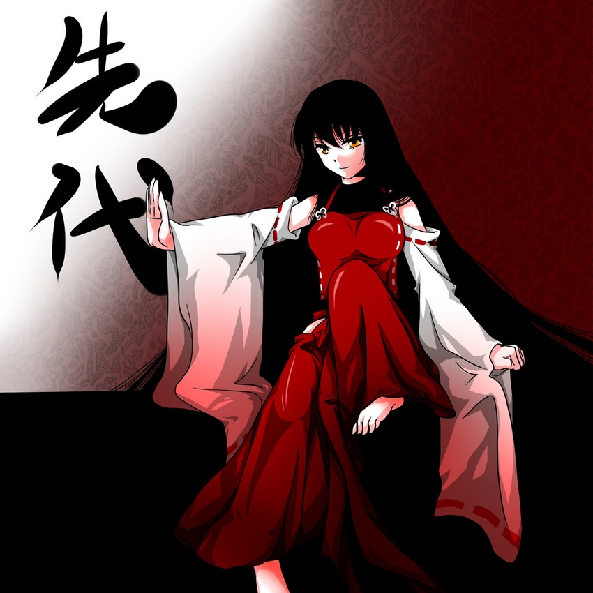 sendai hakurei no miko (original and 2 more) drawn by sheeg